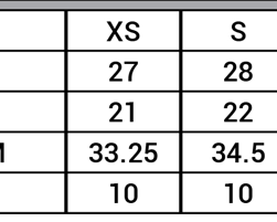 Align Performance Quarter Zip Size Chart