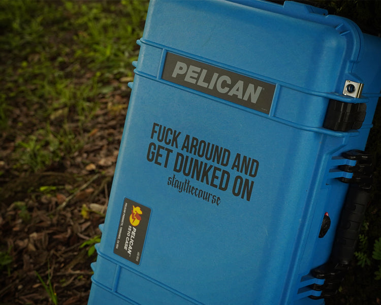 Decal on suitcase