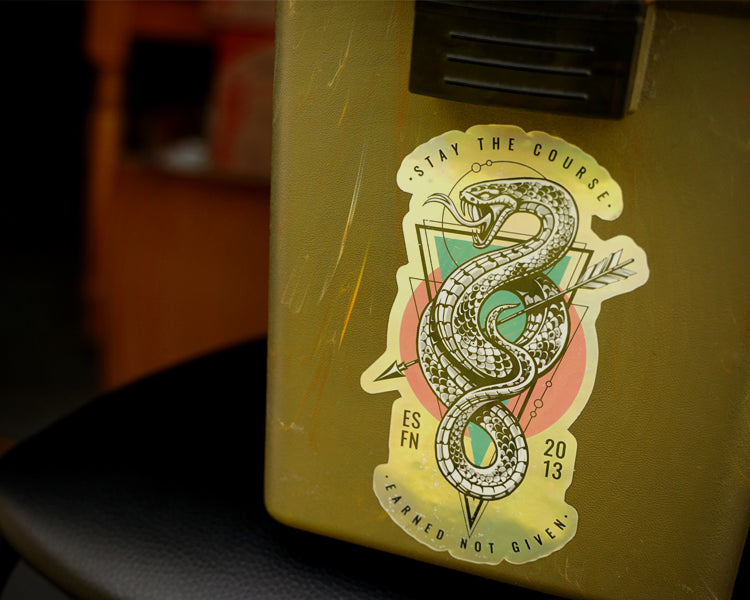 Earned Not Given Sticker