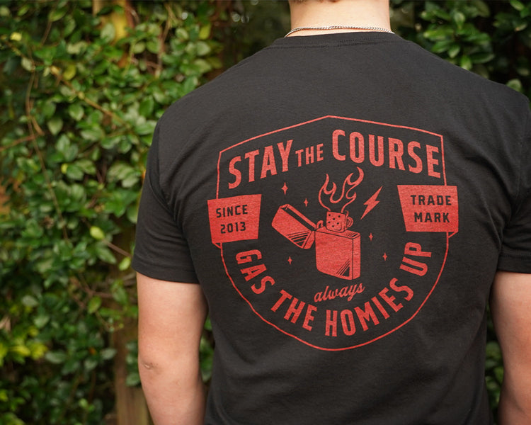 Gas Up The Homies T-shirt Back