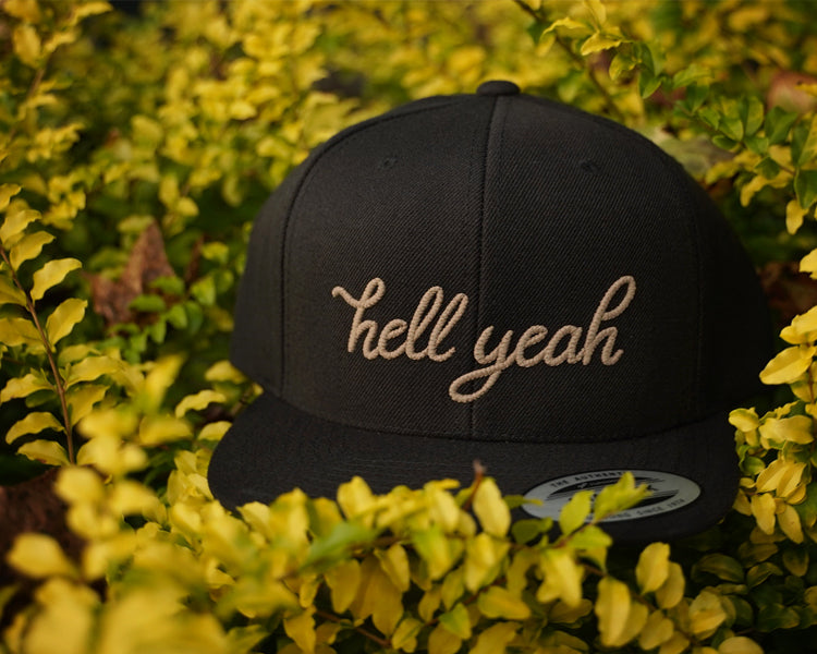 Hell Yeah Snapback Hat bush