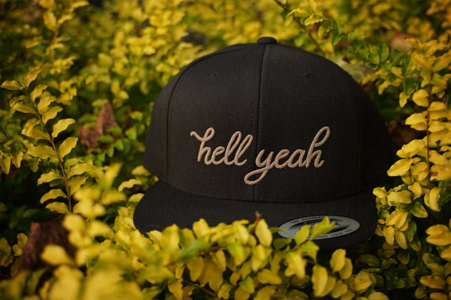 Hell Yeah Snapback Hat bush