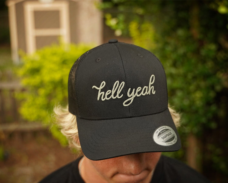 Hell Yeah Trucker Hat / Black