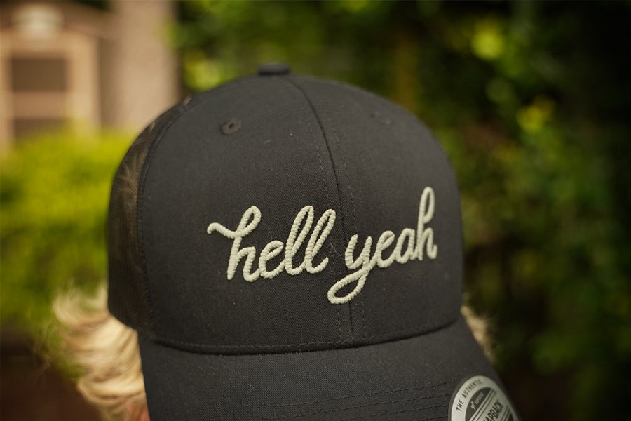 Hell Yeah Trucker Hat / Black 2