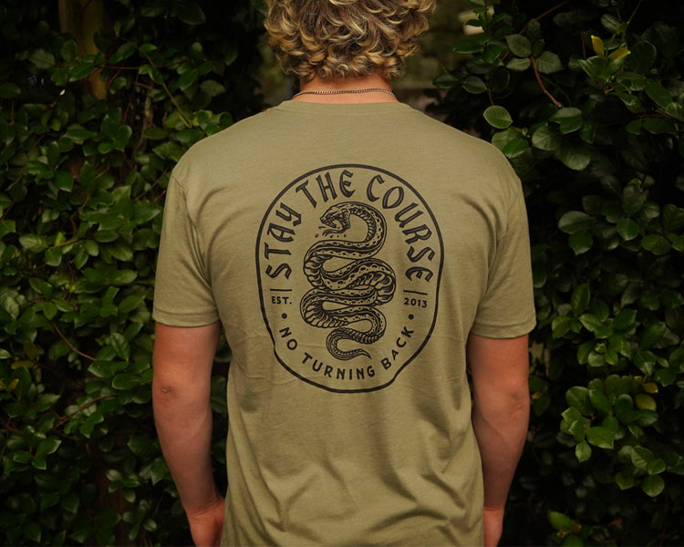 No Turning Back T-shirt / Green rear