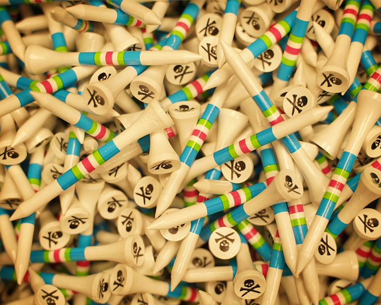 STC Striped Golf Tees / Bright Boys Pile