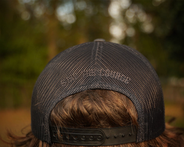 Skull & Axe Trucker Hat Rear