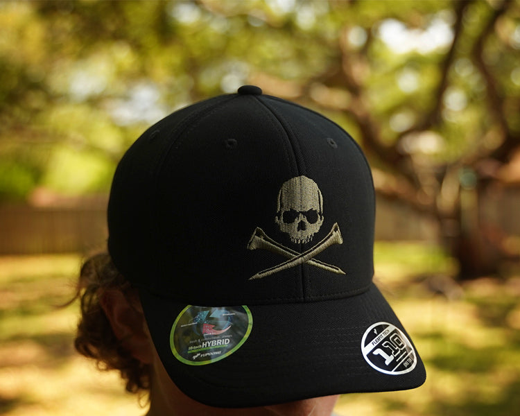 Skull & Tees Golf Hat / Black II