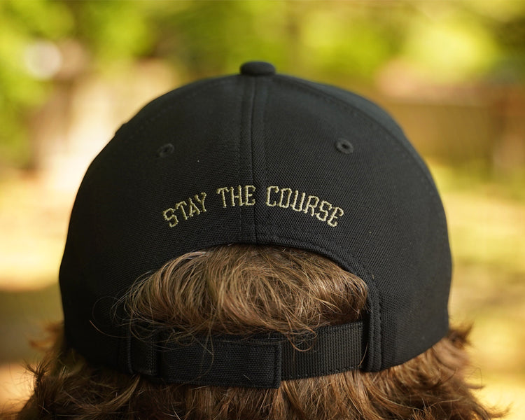 Skull & Tees Golf Hat / Black II Rear