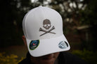 Skull & Tees Golf Hat / White