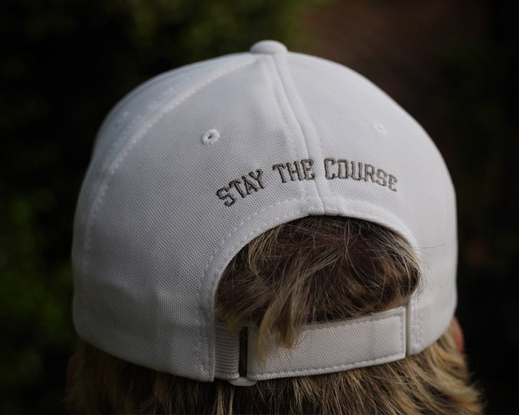 Skull & Tees Golf Hat / White Rear