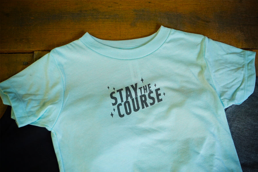 Stay the Course Baby / Kids Set - Ice Blue