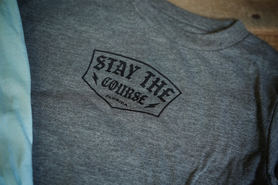 Stay the Course Baby / Kids Set - Ice Heather Gray