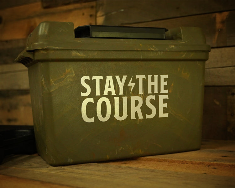 Stay the Course Vinyl Decal