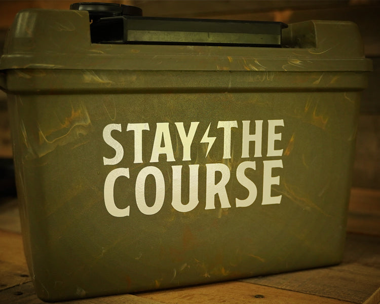 Stay the Course Vinyl Decal 2