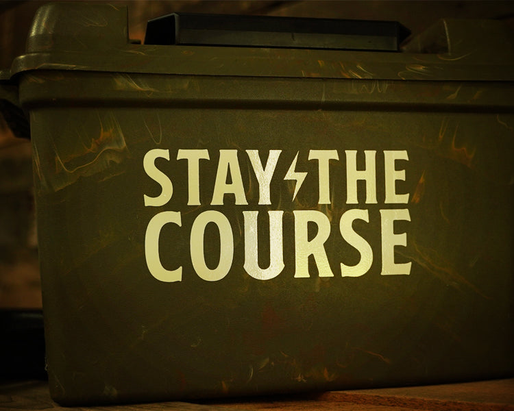 Stay the Course Vinyl Decal 3