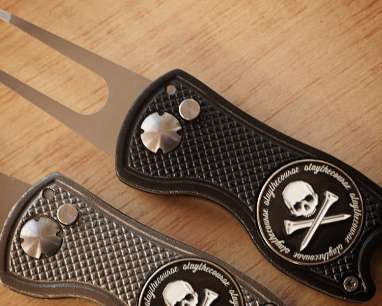Switchblade Divot Tool w/ Ball Marker - Black II