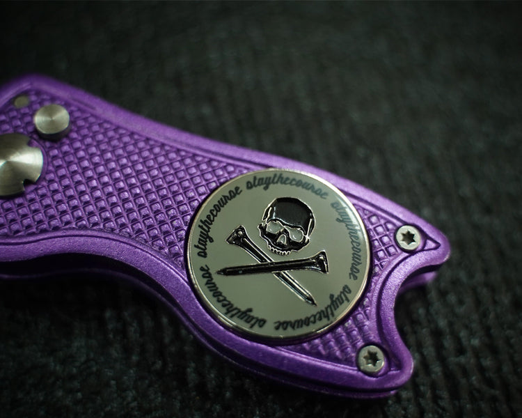 Switchblade Divot Tool w/ Ball Marker - Purple 1