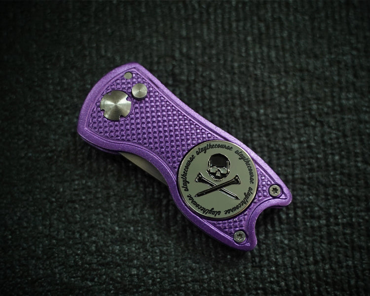Switchblade Divot Tool w/ Ball Marker - Purple 2