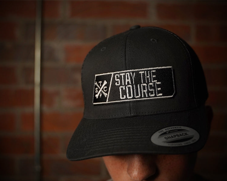 Them Bones Trucker Hat Black 1