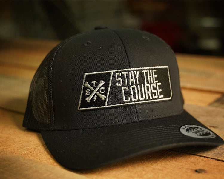 Them Bones Trucker Hat Black 2