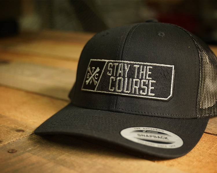 Them Bones Trucker Hat Black 3