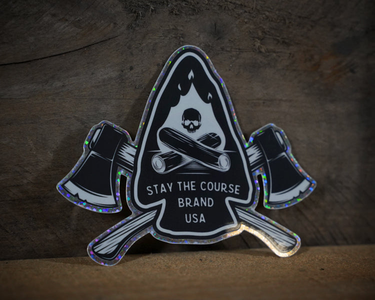 Arrowhead/Axe Sticker 2