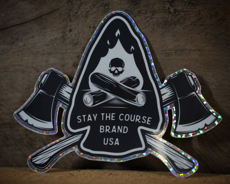 Arrowhead/Axe Sticker 3