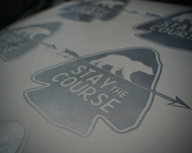 Arrowhead Decal / Silver