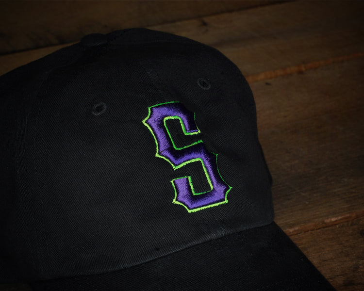 Field Worn Cap / Black-Purple close