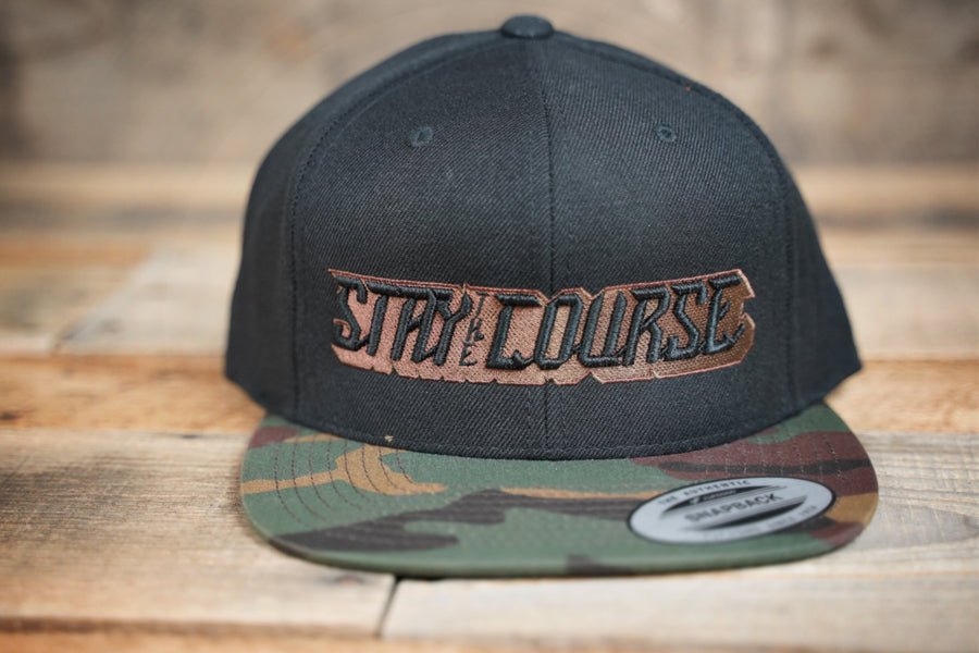 Gamer Snapback Hat - Black