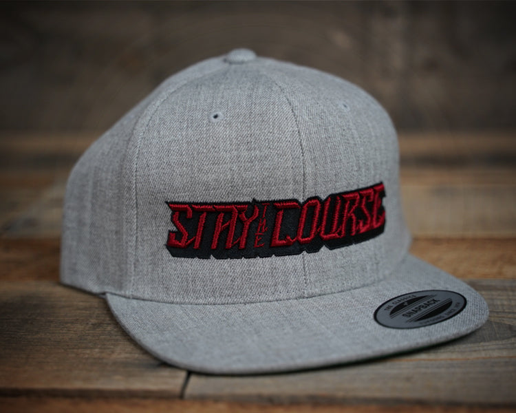 Gamer Snapback Hat - Heather Gray