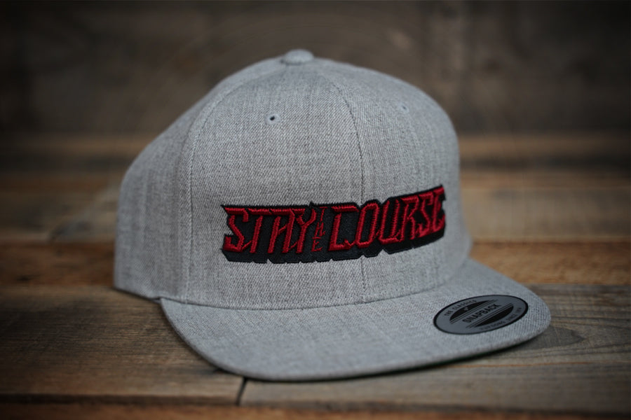 Gamer Snapback Hat - Heather Gray