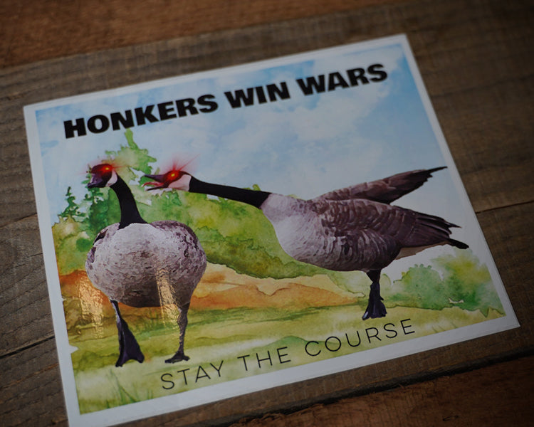 Honkers Win Wars Sticker 2