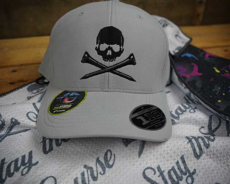 Skull & Tees Golf Hat / Gray forward