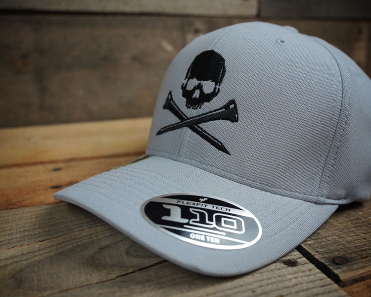 Skull & Tees Golf Hat / Gray side