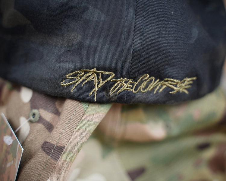 Stay the Course Multicam Flexfit Hat Multicam Black Rear