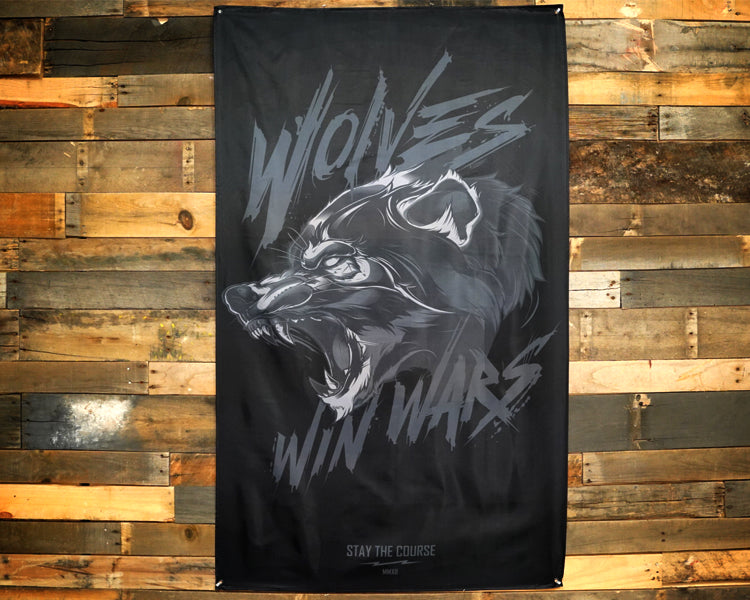 Wolves Win Wars Flag