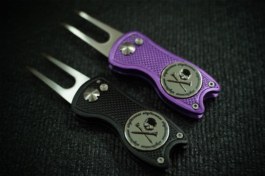 Switchblade Divot Tool w/ Ball Marker - Purple