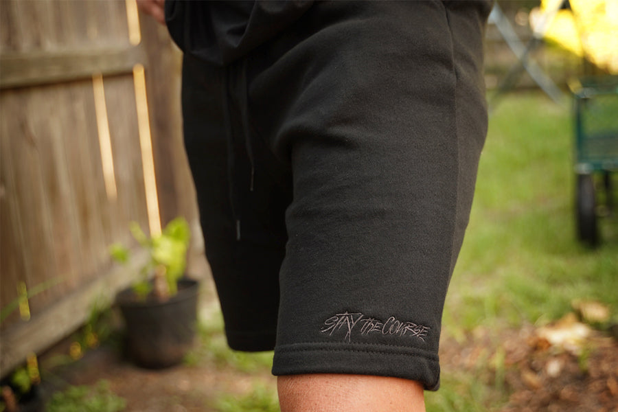 Crafted Embroidered Fleece Shorts 2