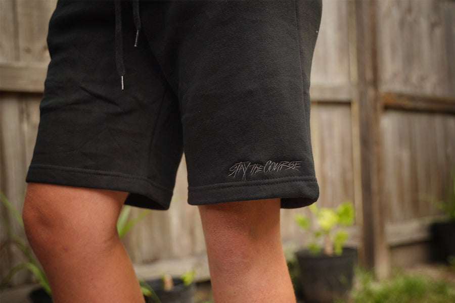 Crafted Embroidered Fleece Shorts 4