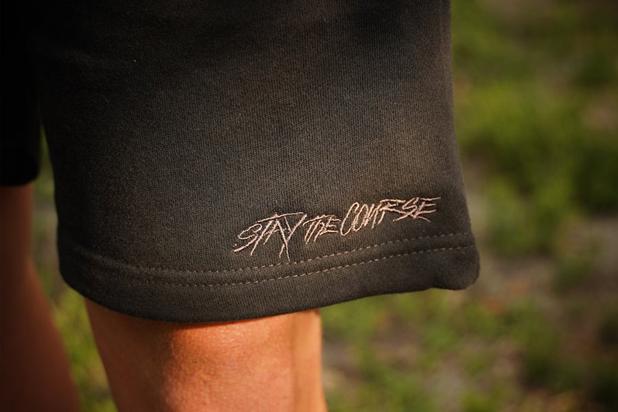 Crafted Embroidered Fleece Shorts Close
