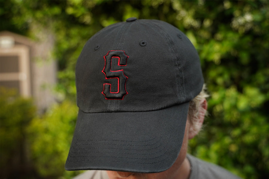 Field Worn Cap / Black - Red 3