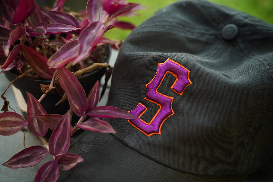 Field Worn Cap / Purple-Orange 4