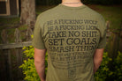 Manifesto T-shirt / Military Green Rear