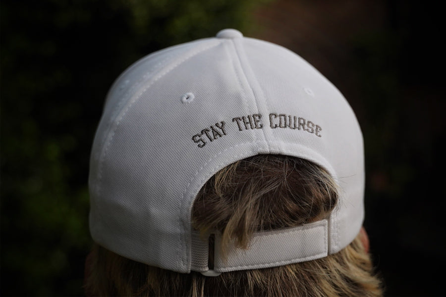 Skull & Tees Golf Hat / White Rear