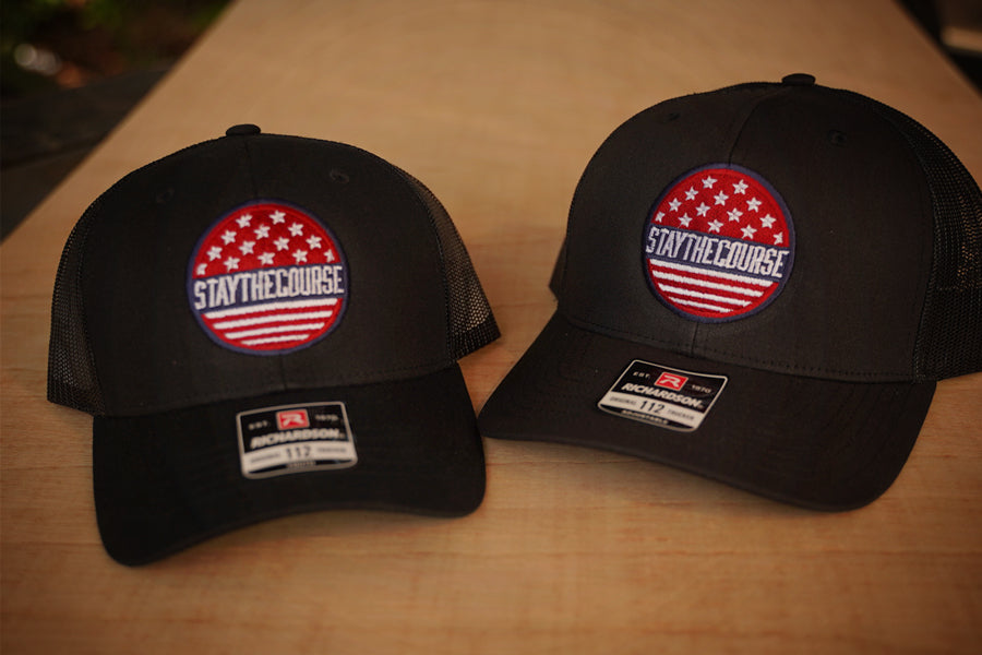 Stars & Bars Youth Trucker Hat both