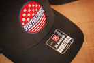 Stars & Bars Youth Trucker Hat close 