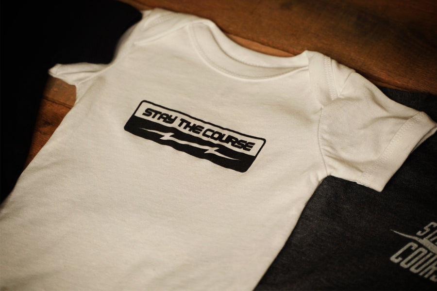 Stay the Course Baby / Kids Set - Black  Voltage