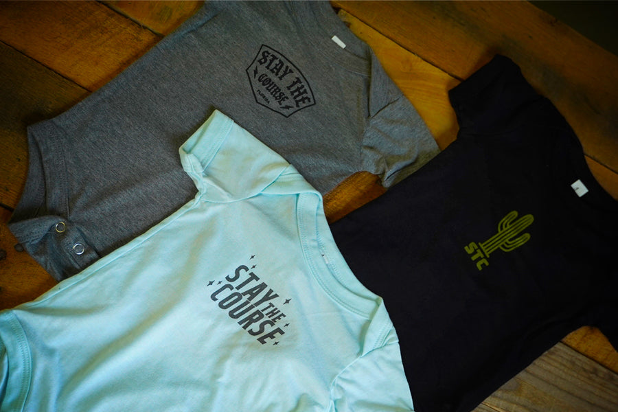 Stay the Course Baby / Kids Set - Ice onepiece